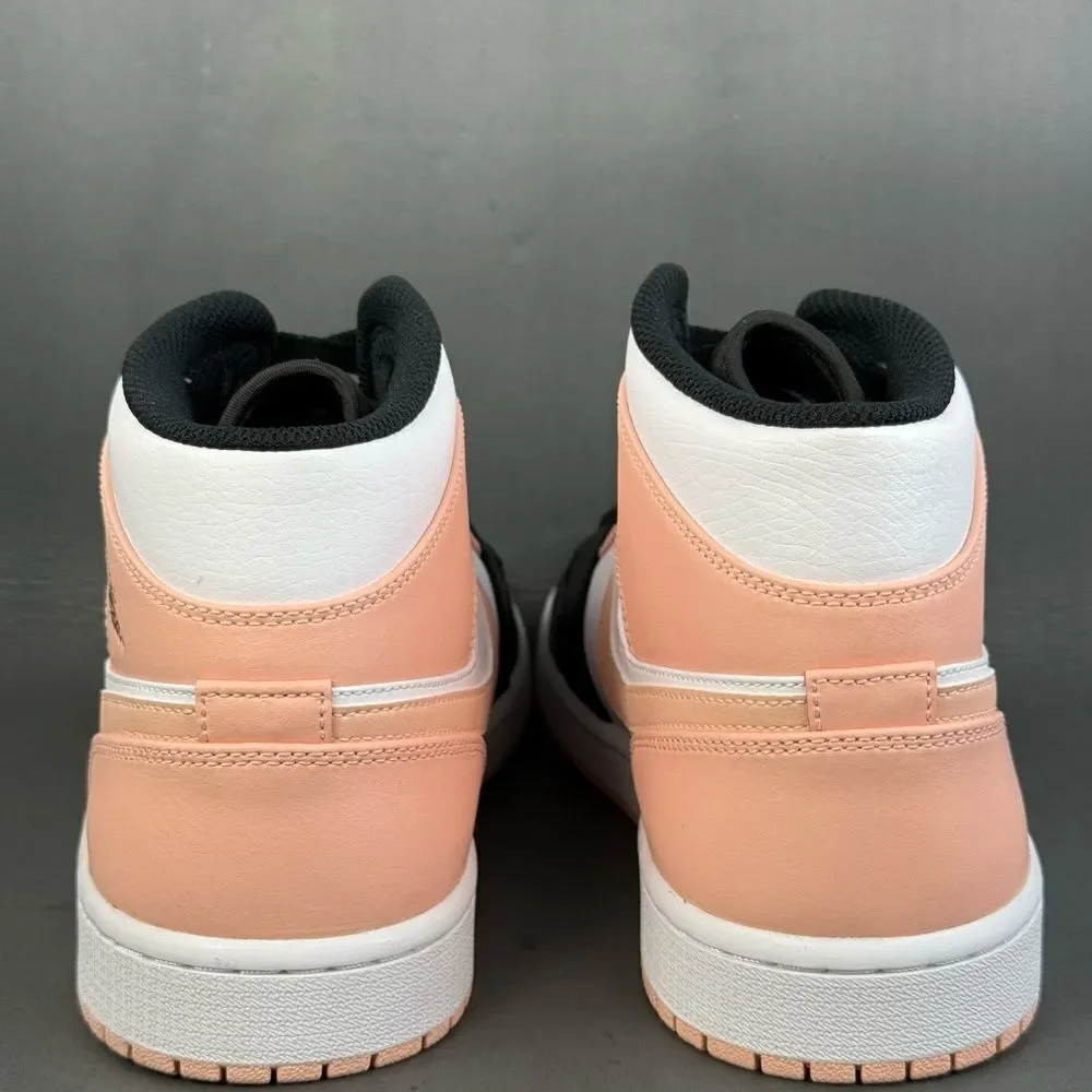Jordan 1 Mid Arctic Orange Black Toe sneaker shoes men’s size 11